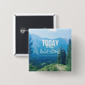 今日は素晴らしかったです 缶バッジ (正面&裏面)