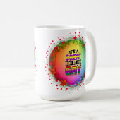 今日は素晴らしゲイだ コーヒーマグカップ (正面右)