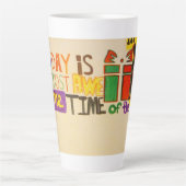 今日は素晴らし一年の中で最も多い カフェラテマグ (正面)