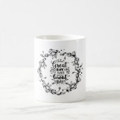 今日は素晴らし一日だ素晴らし コーヒーマグカップ (中央)