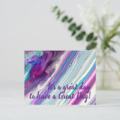 今日は素晴らし一日だ素晴らし ポストカード (スタンド正面)