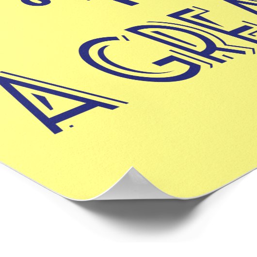 今日は素晴らし一日素晴らしだ前向き ポスター (角)