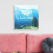 今日は素晴らし キャンバスプリント (インサイチュ (リビング))