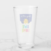 今日は素晴らし タンブラーグラス (裏面)