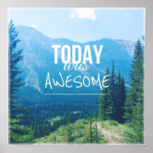 今日は素晴らし ポスター (正面)