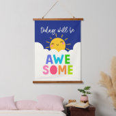 今日は素晴らし 吊り下げ型タペストリー (寝室)