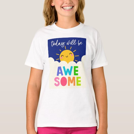 今日は素晴らし Tシャツ (正面)