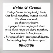 今日は結婚した友最高のよカスタマイズ! ポスター (正面)