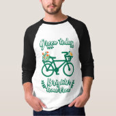 今日は緑、明日は明るい Tシャツ (正面)