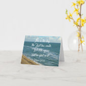 今日は聖書の聖なる書物、 経典ビーチ カード (黄色い花)