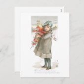 今日は聖降誕祭お目出度う シーズンポストカード (正面/裏面)