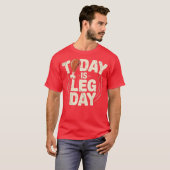 今日は脚の日 (2) Tシャツ (正面フル)