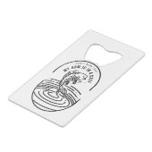 今日は腕がギプスだ クレジットカード栓抜き (裏面アングル)