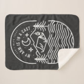 今日は腕がギプスだ シェルパブランケット (正面(横))