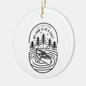 今日は腕がギプスだ セラミックオーナメント (左)