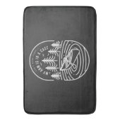 今日は腕がギプスだ  バスマット (正面縦)