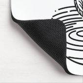 今日は腕がギプスだ マウスパッド (コーナー)