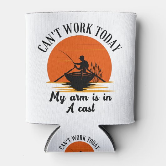 今日は腕がギプスだ 缶クーラー (正面)