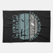 今日は腕がギプスで動けない キッチンタオル (横)