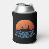 今日は腕がギプスで動けない 缶クーラー (缶裏面)