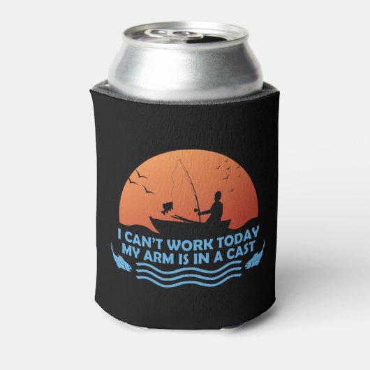 今日は腕がギプスで動けない 缶クーラー (缶裏面)