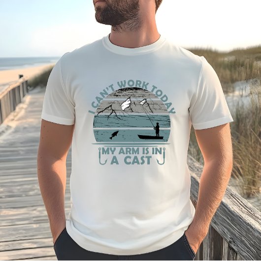 今日は腕がギプスで動けない Tシャツ