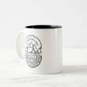 今日は腕が出ない ツートーンマグカップ (正面左)