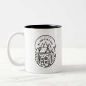 今日は腕が出ない ツートーンマグカップ (左)