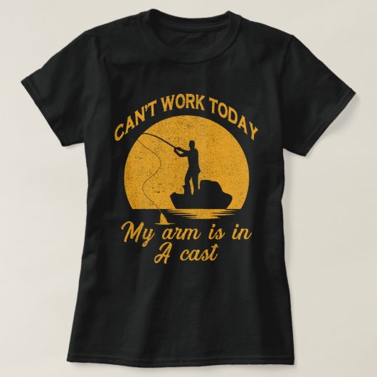 今日は腕が出ない Tシャツ (デザイン正面)
