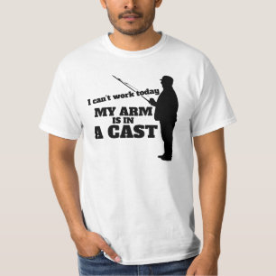 今日は腕が出演者で働けない Tシャツ