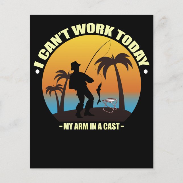 今日は腕が釣り人で働けない (正面)