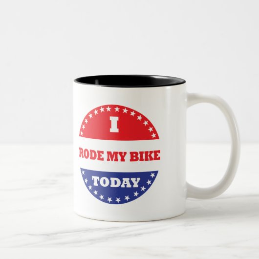 今日は自転車に乗った ツートーンマグカップ (右)