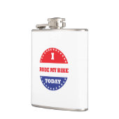 今日は自転車に乗った フラスク (左)