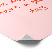 今日は良い一日だ ポスター (角)