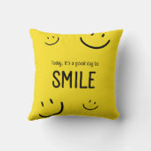今日は良い一日であるスマイルインスピレーション クッション (裏面)