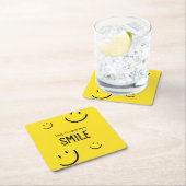 今日は良い一日であるスマイルインスピレーション スクエアペーパーコースター (インサイチュ)