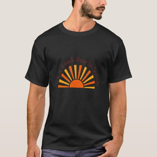 今日は良い新学期教え先生 Tシャツ (正面)