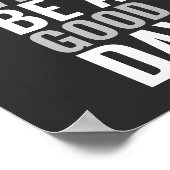 今日は良い日だ前向き ポスター (角)