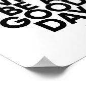 今日は良い日になる |前向き | ポスター (角)