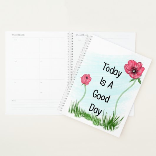 今日は良い日のやる気を起こさせるプランナー プランナー手帳 (ディスプレー)