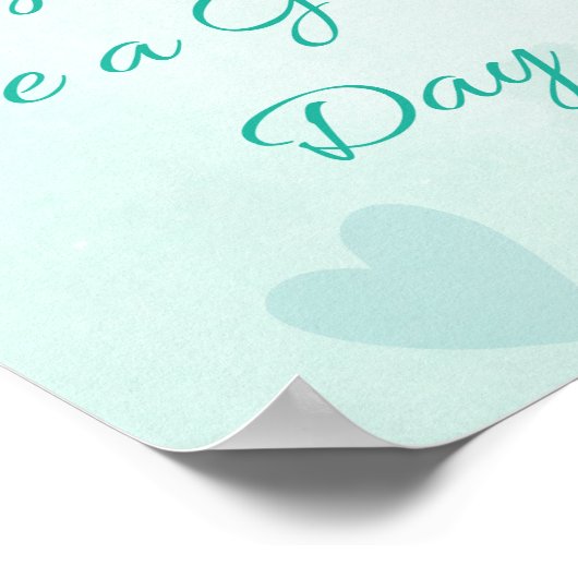 今日は良い日のポスターになやる気を起こさせるる ポスター (角)