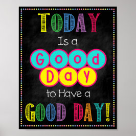 今日は良い日のポスターに良い日だ ポスター