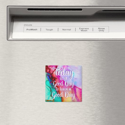 今日は良い日の励ましの引用文磁石 マグネット (インサイチュ (食洗機))