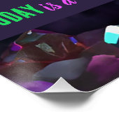 今日は良い日の新しいスタートやる気を起こさせる引用文 ポスター (コーナー)