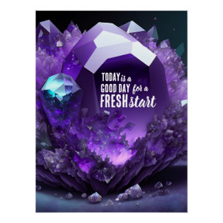 今日は良い日の新しいスタートやる気を起こさせる引用文 ポスター