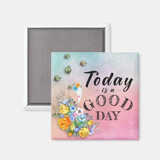 今日は良い日の磁石のための良い日である マグネット (正面/裏面)