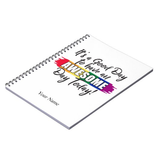 今日は良い日素晴らしだ ノートブック (左側)