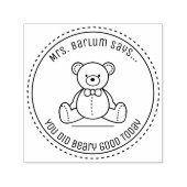 「今日は良かったね」の先生 セルフインキングスタンプ (デザイン)