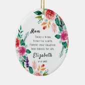 今日は花嫁のお母さん写真記念に セラミックオーナメント (右)