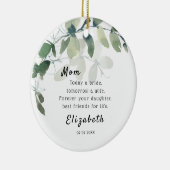 今日は花嫁のお母さん セラミックオーナメント (右)